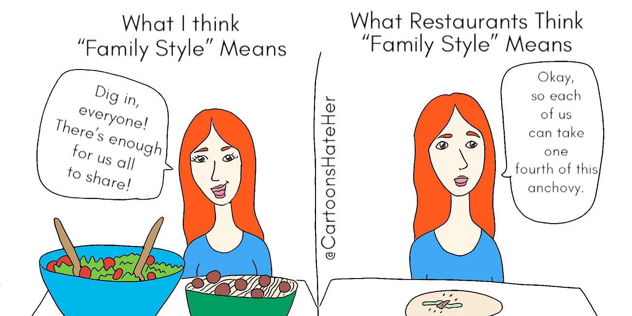 I'm a Food Capitalist. My Husband is a Food Communist. 