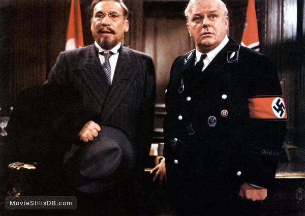 To Be or Not to Be - Publicity still of Mel Brooks & Charles Durning To Be or Not to Be - Publicity still of Mel Brooks & Charles Durning