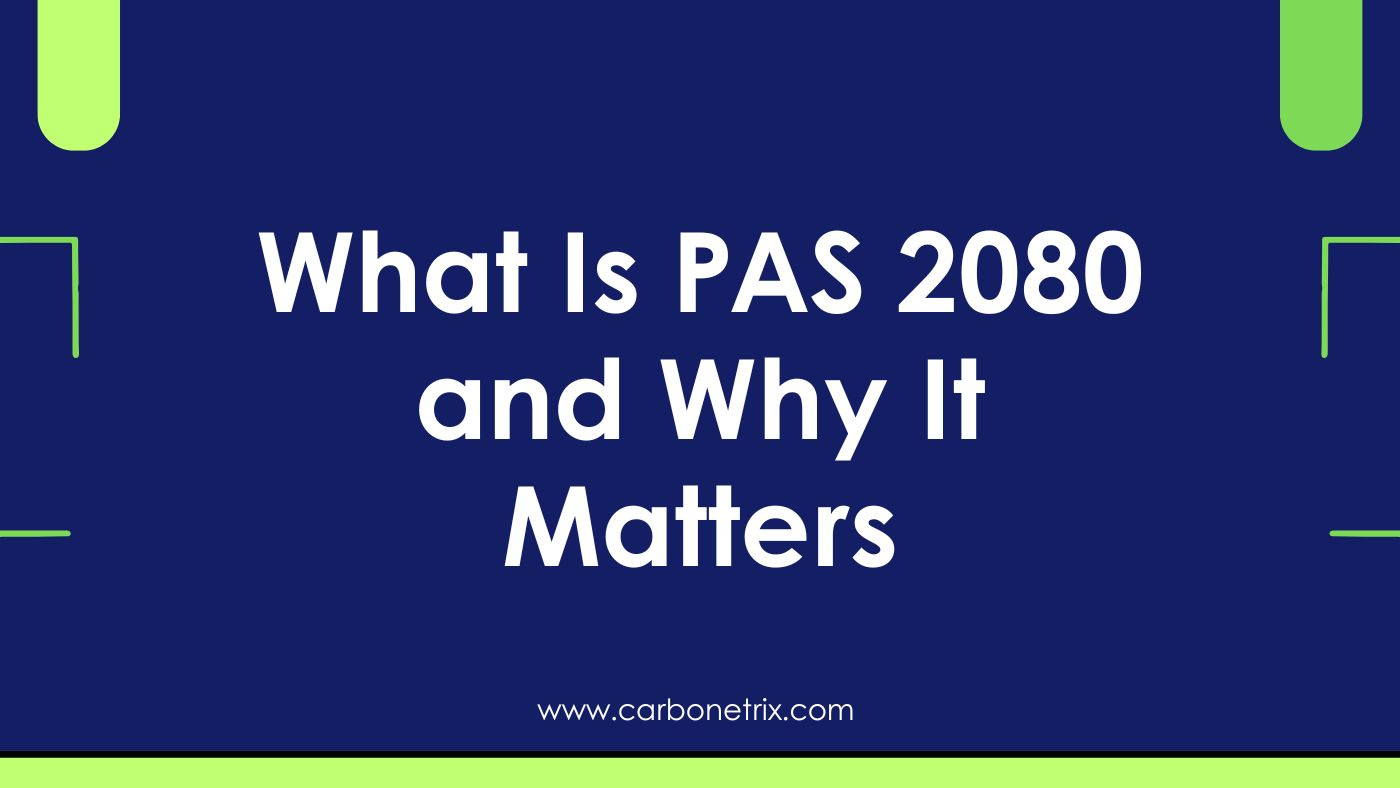 What is PAS 2080?