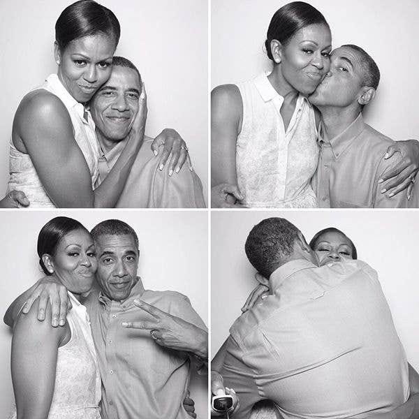 Michelle Obama shares intimate kissing photos with husband Barack Obama  that need to be seen