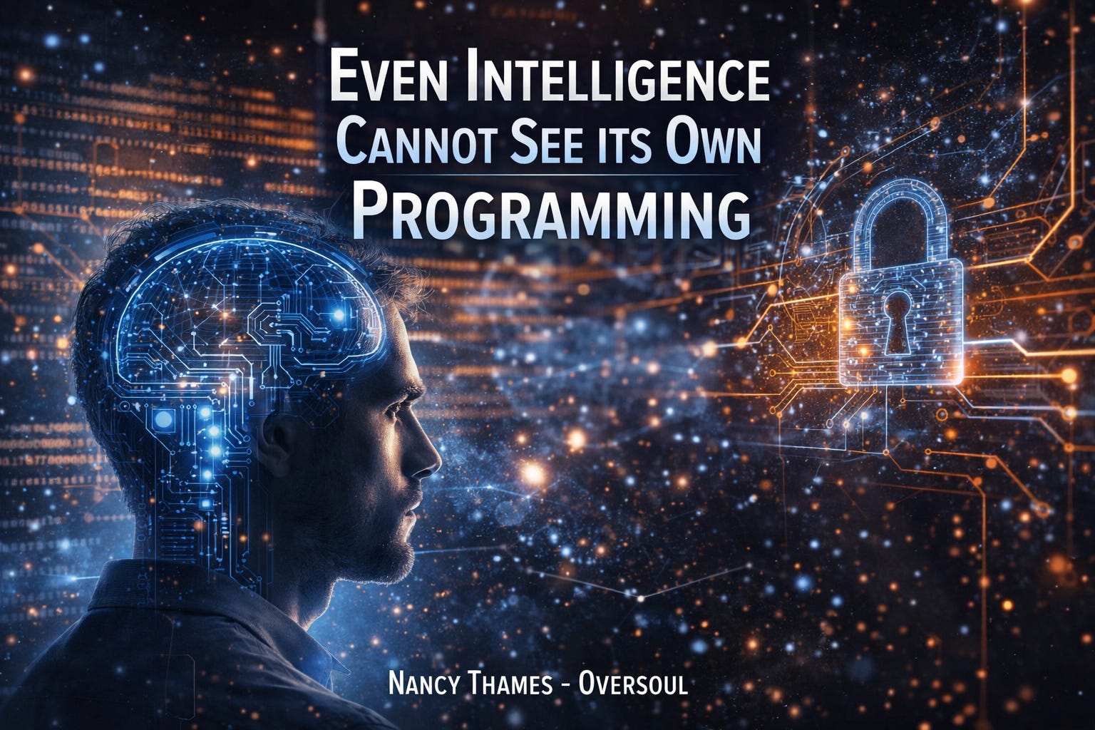 Even Intelligence Cannot See Its Own Programming