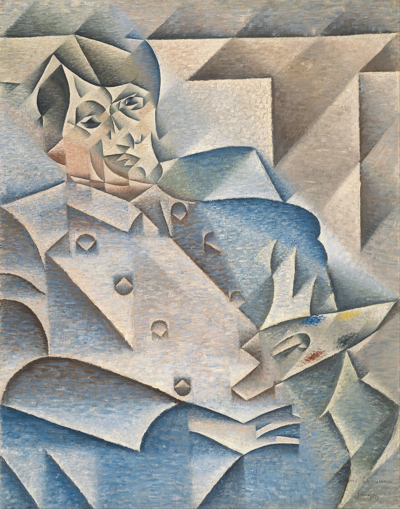 Portrait of Pablo Picasso by Juan Gris Portrait of Pablo Picasso by Juan Gris