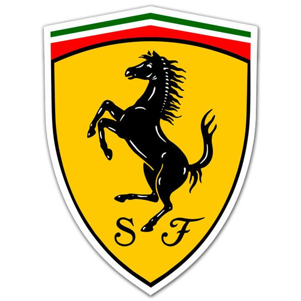 Pegatina Ferrari logo | TeleAdhesivo.com