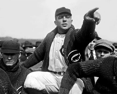 Joe Tinker and other Cubs in unform (and sweaters). Joe Tinker and other Cubs in unform (and sweaters).