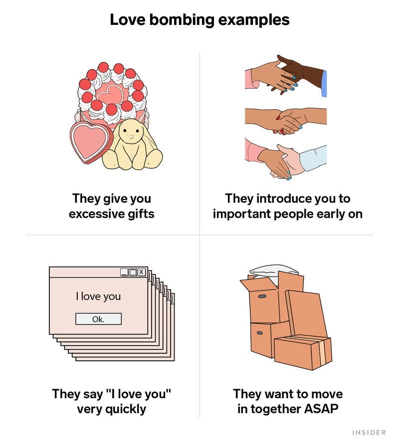 Love Bombing: What It Is and 9 Signs That Will Help You Spot It - Business  Insider