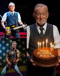 Happy birthday, Bruce Springsteen 🎈❤️ 🎸