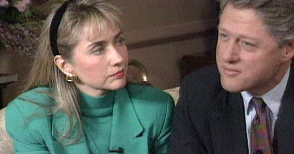 Hillary's first joint interview-- next to Bill in '92 - CBS News