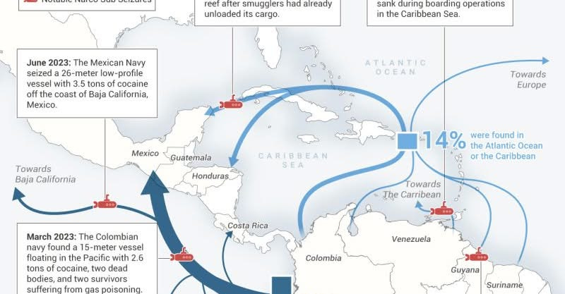 🪝 Narco submarines surfaced in new places in 2024, as drug traffickers… | InSight Crime