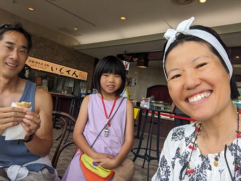 Lunch at Lake Toya
