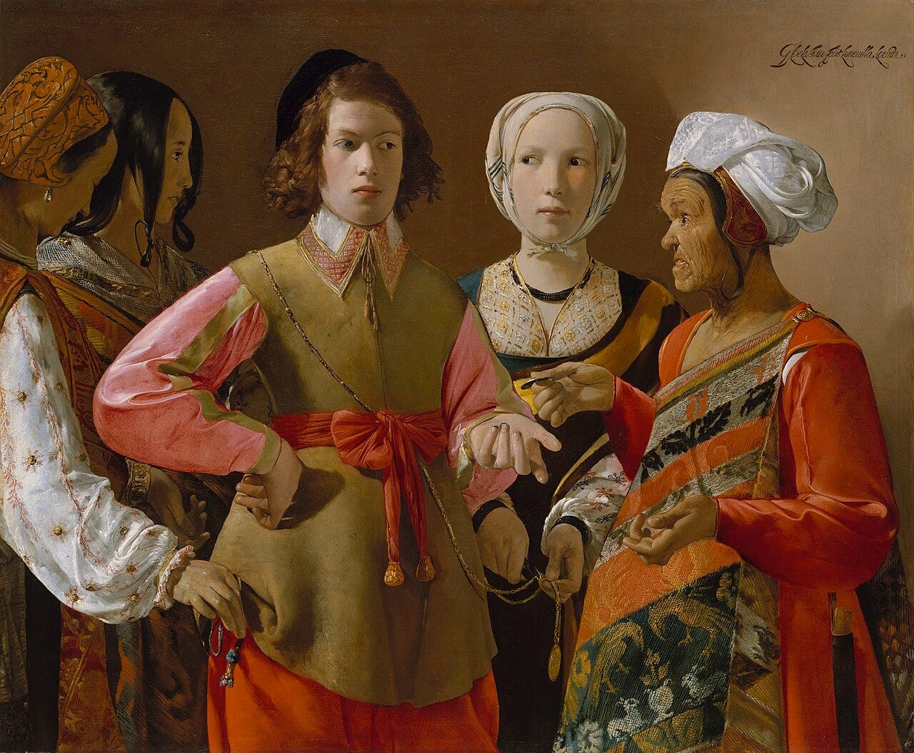 The Fortune Teller by La Tour The Fortune Teller by La Tour
