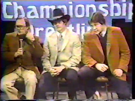 Tony Atlas and Steve Keirn, Dusty Rhodes, Robert Fuller and Ted Dibiase, Mr. Wrestling II, The Freebirds, Tony Atlas