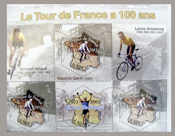 Le Tour stamps