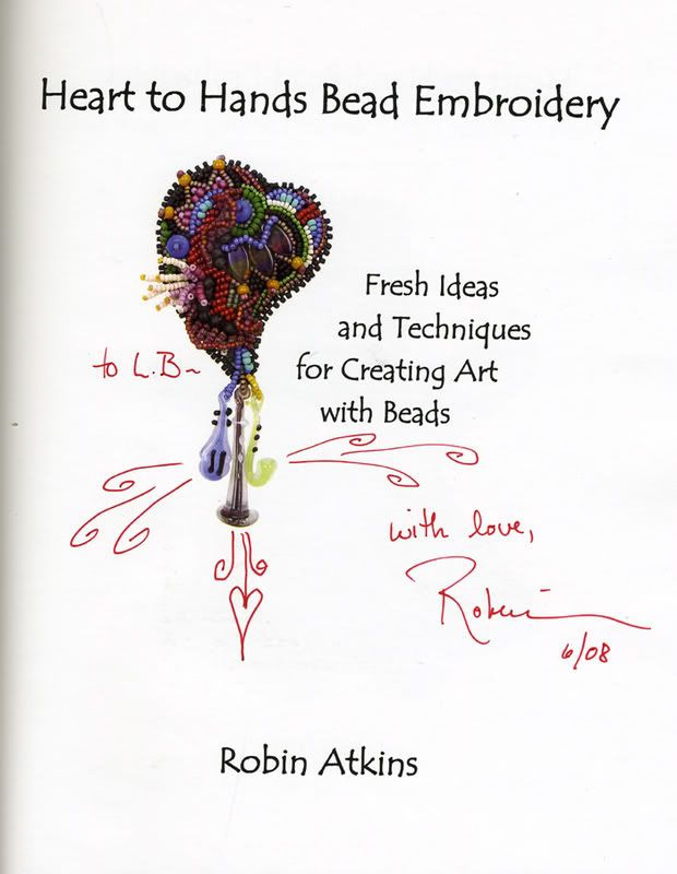 Heart to Hands Bead Embroidery Lone Beader Robin Atkins book Boston beadwork pop artist Heart to Hands Bead Embroidery Lone Beader Robin Atkins book Boston beadwork pop artist