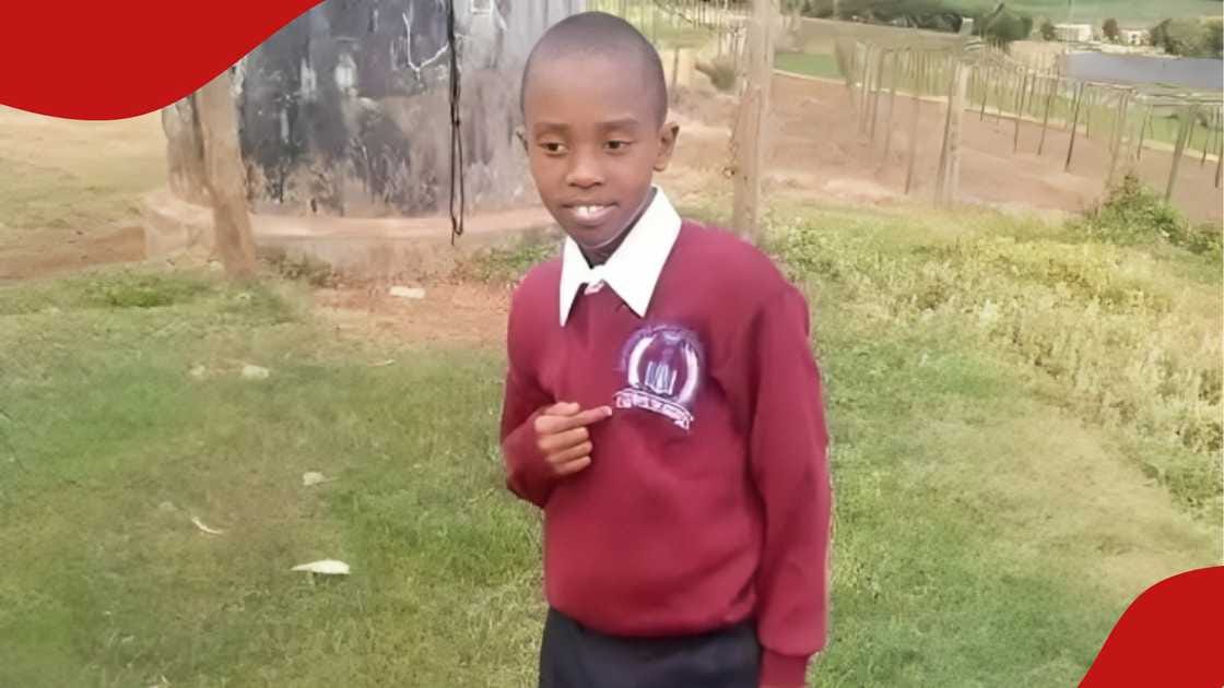 Kiambu man in pain after son dies during training. Kiambu man in pain after son dies during training.
