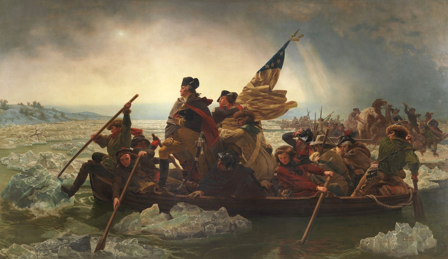 Who painted George Washington crossing the Delaware on Christmas 1776? -  The Washington Post