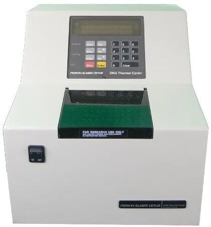 Credit: ThermoFisher https://www.thermofisher.com/blog/behindthebench/30-years-of-thermal-cycler-innovations-1-the-worlds-first-thermal-cycler-and-how-it-advanced-science/