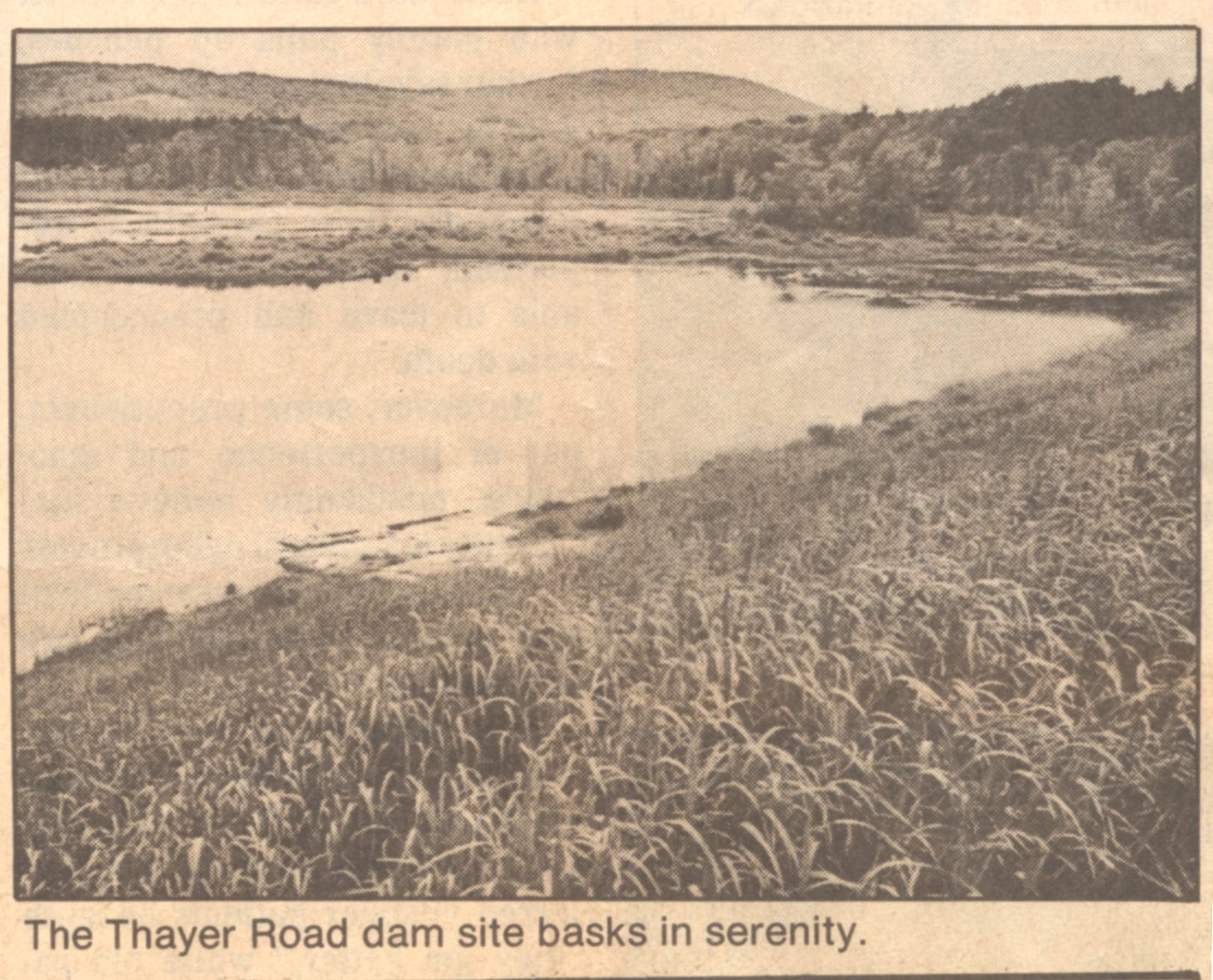 Thayer Road Dam