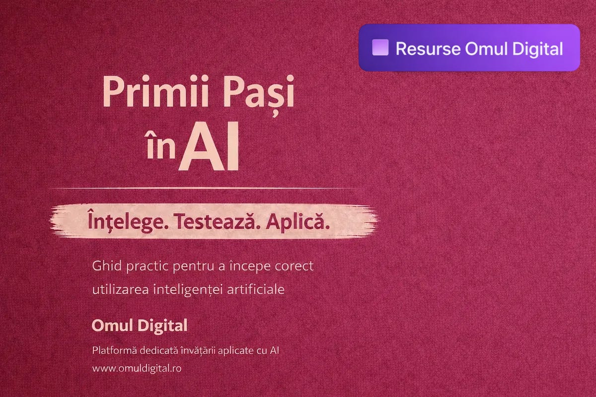 Primii Pasi in AI
