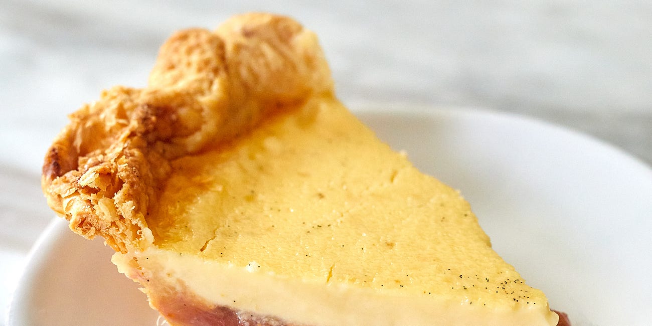 Rhubarb Custard Pie