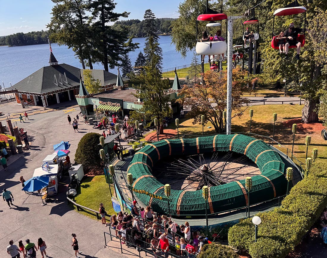 Caterpiillar ride at Canobie Lake Park Caterpiillar ride at Canobie Lake Park