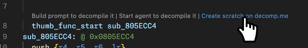 Decomp.me integration