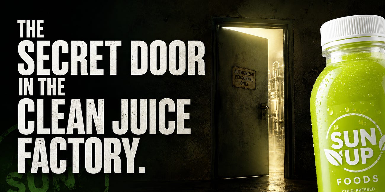 The Secret Door in the Clean Juice Factory 