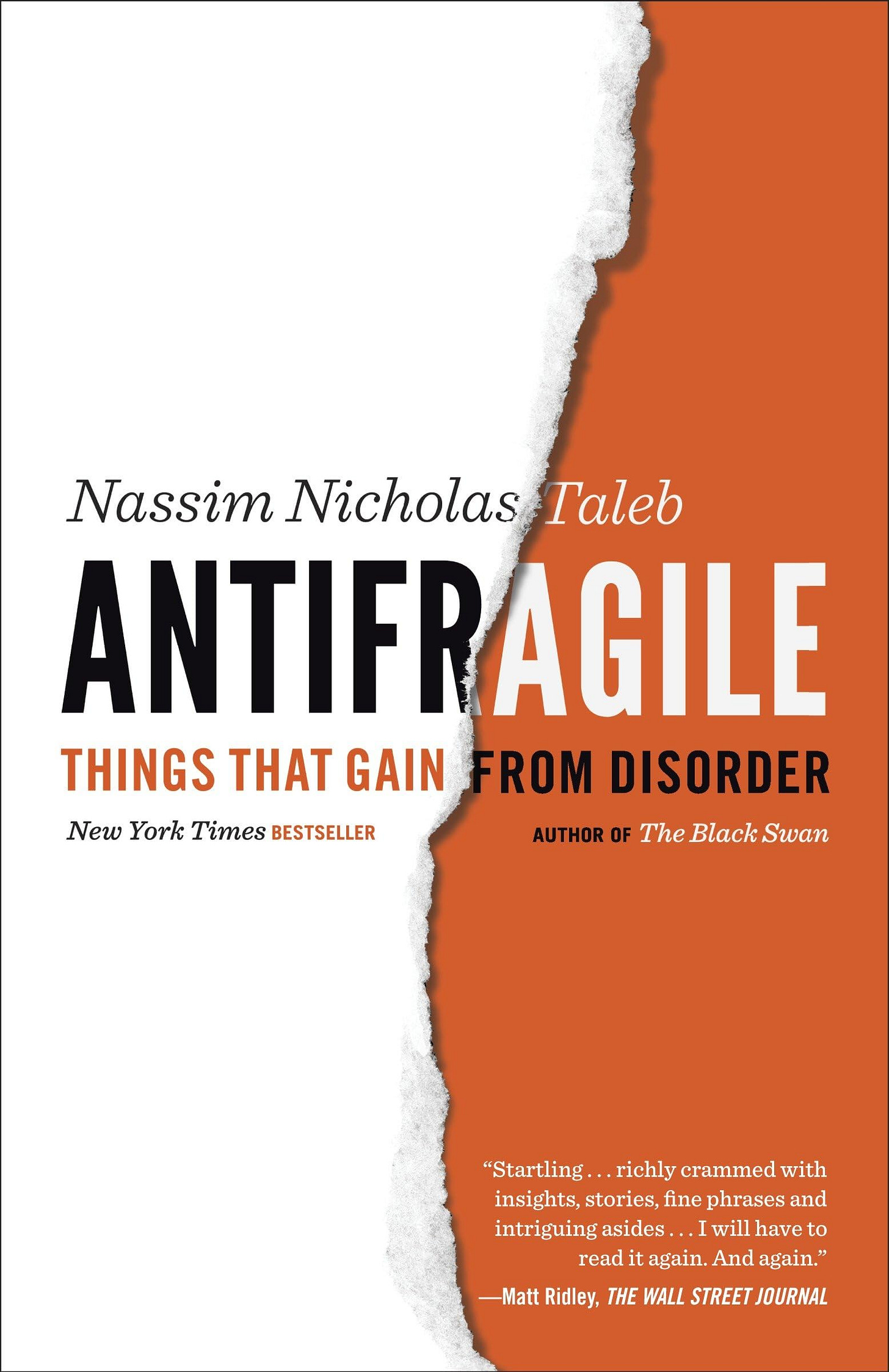 Antifragile: Things That Gain from Disorder : Taleb, Nassim Nicholas  Nicholas: Amazon.fr: Livres