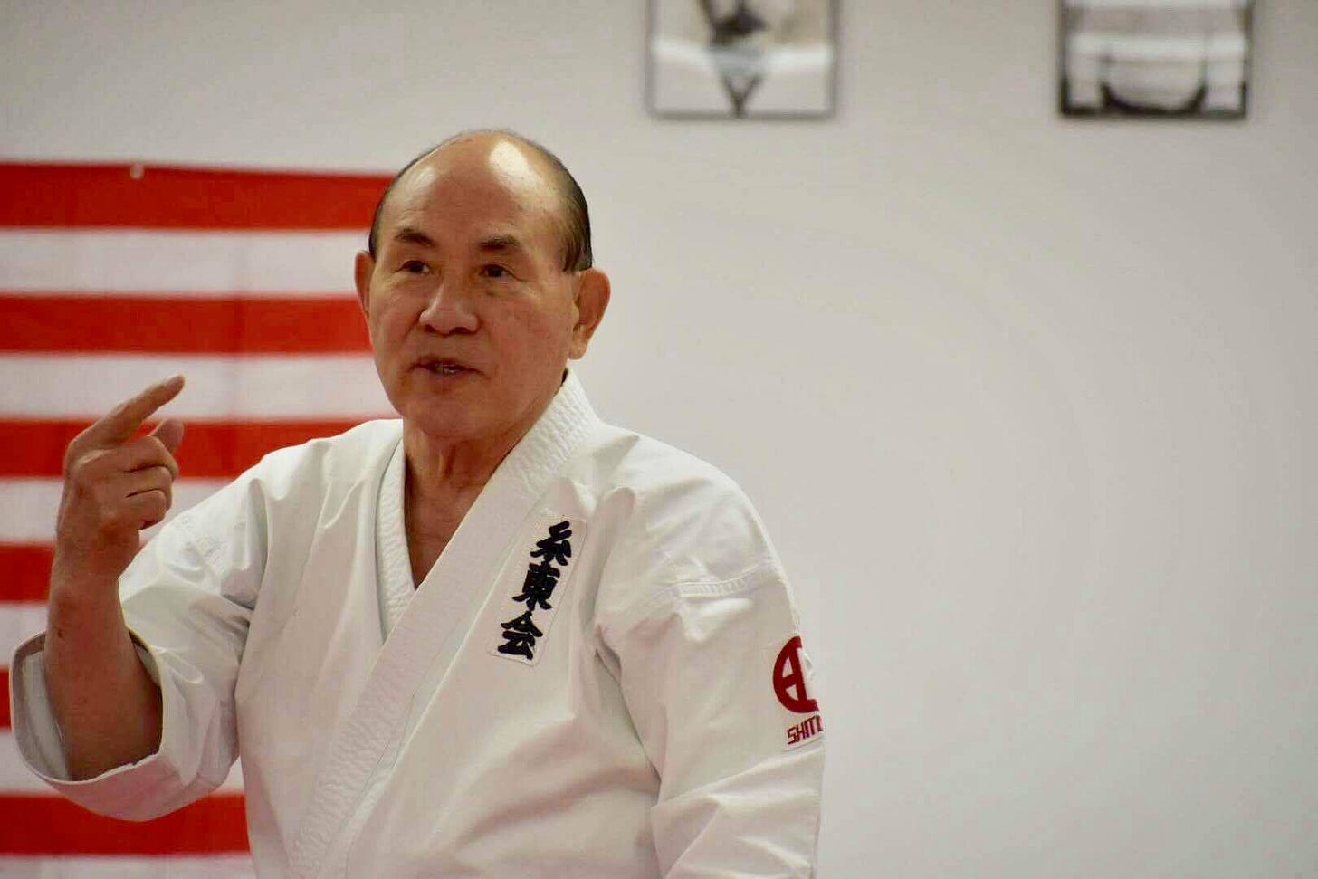 Shihan Kunio Murayama during his visit to Shito-Kai Des Moines circa January 2018