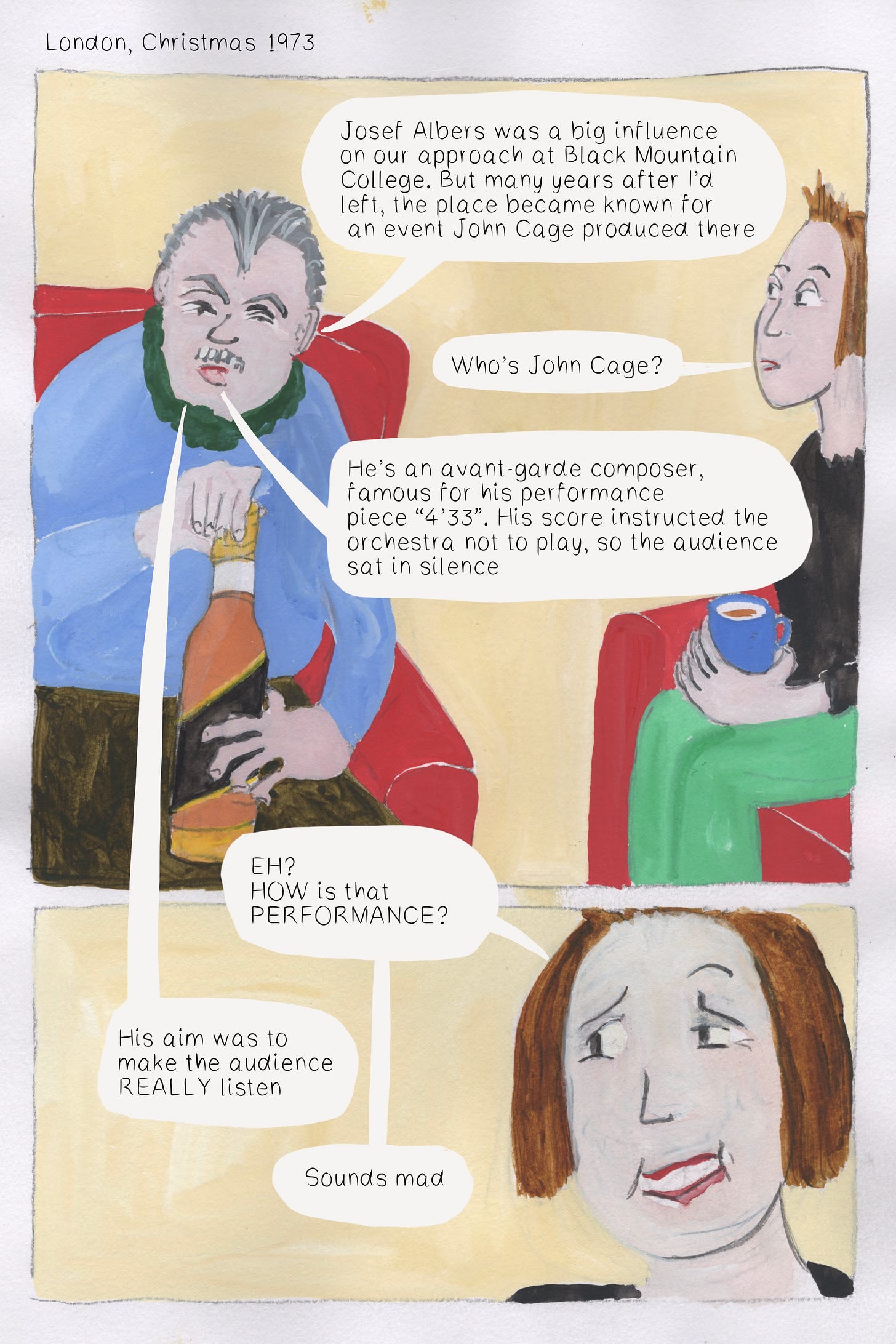 A comic strip of a person and person

Description automatically generated