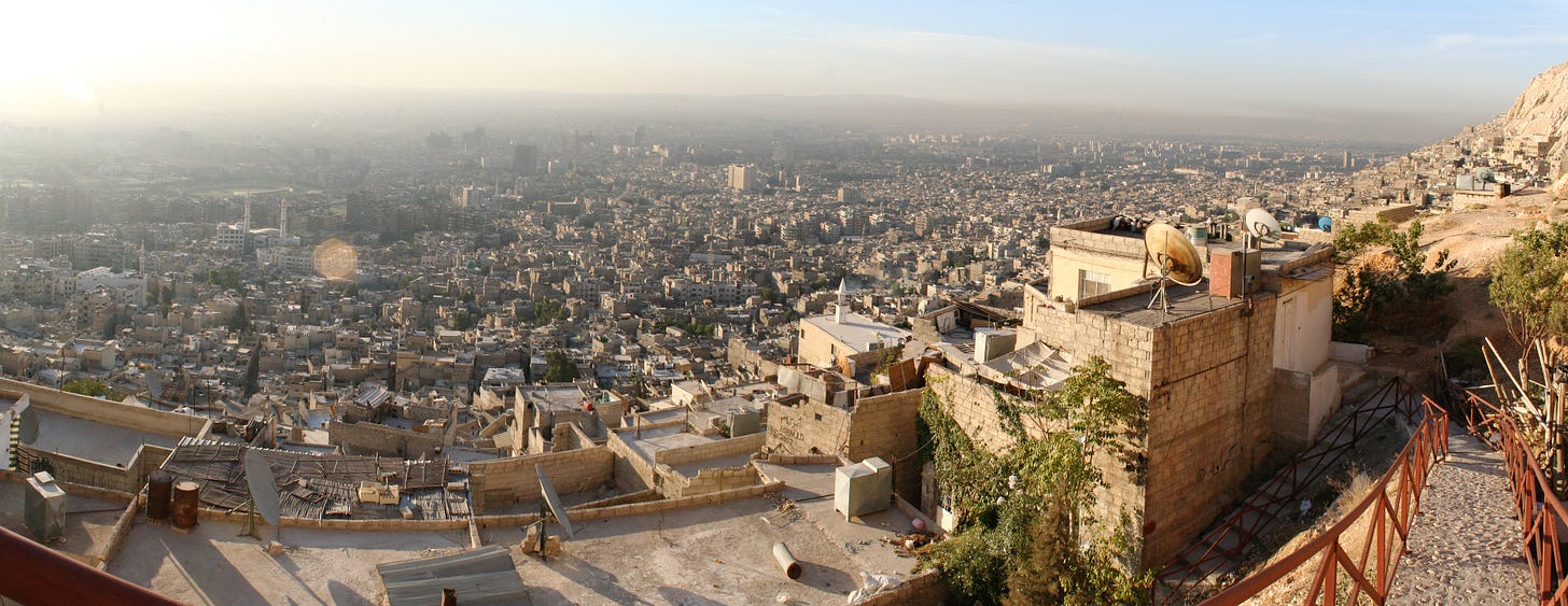 Panoramic view of Damascus