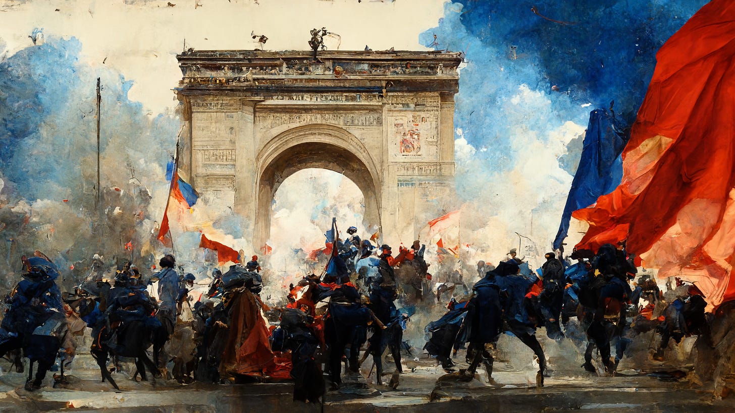 凱旋門：法國大革命街頭的暴動