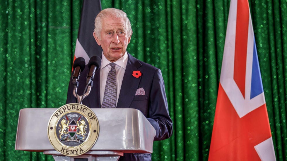 King Charles III says 'no excuse' for colonial atrocities during Kenya visit