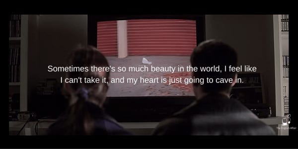 Catch the scene | American Beauty - The English Affair