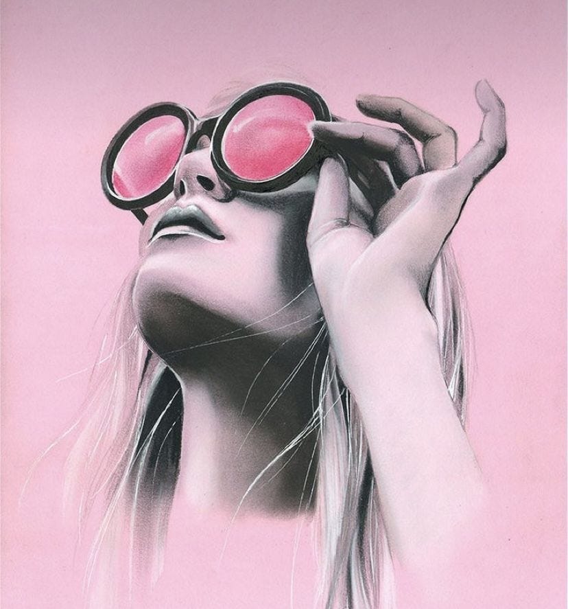 May be pop art of eyewear