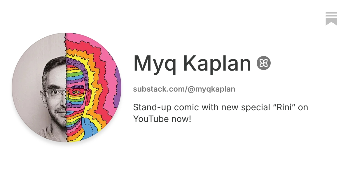 Myq Kaplan | Substack