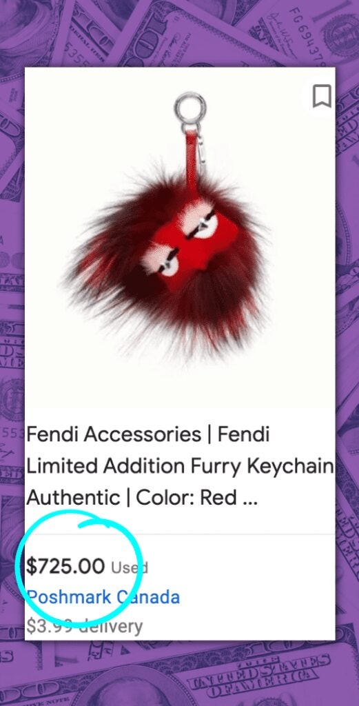 Fendi Keychain