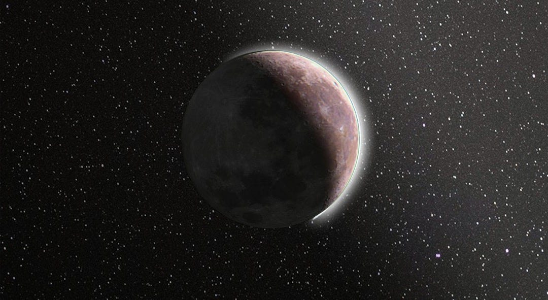 a planet in space