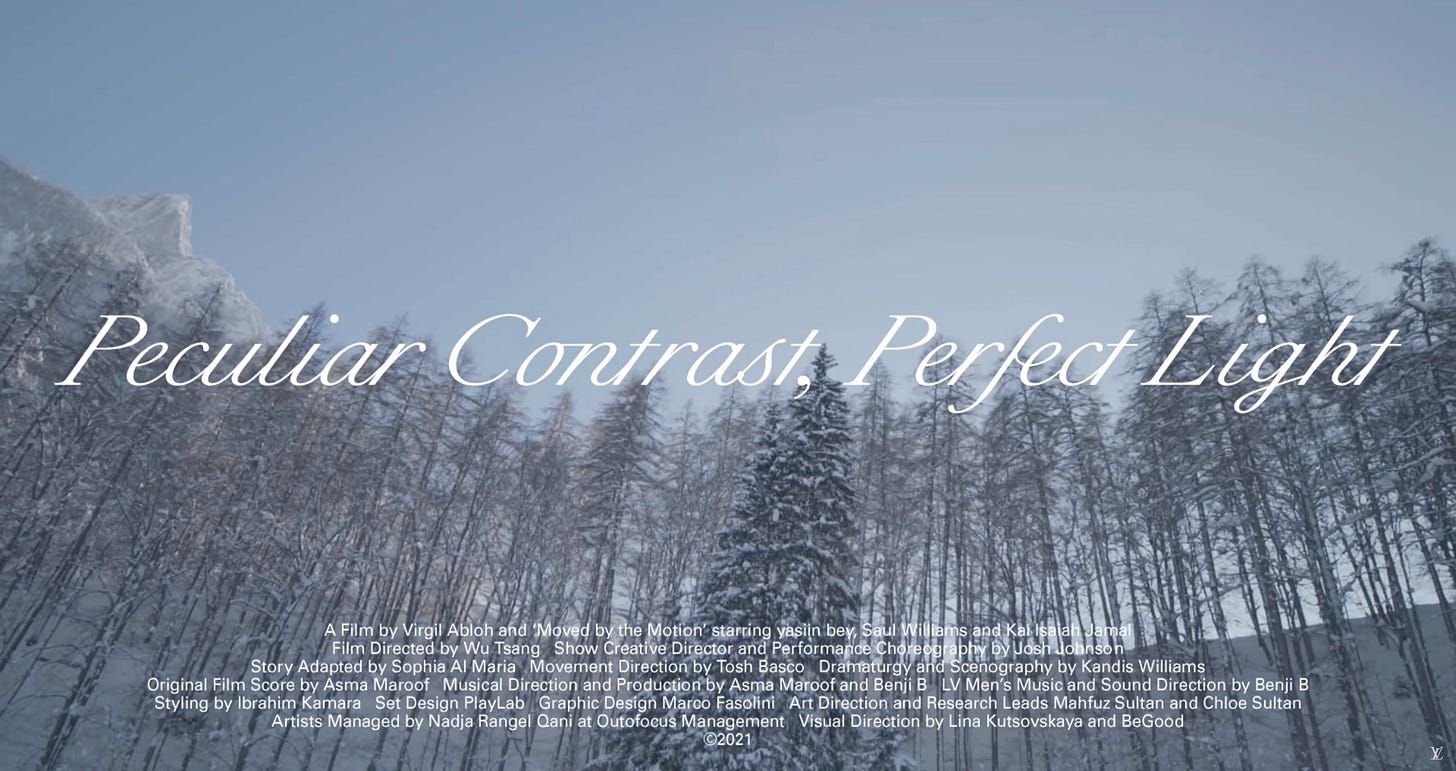 Virgil Abloh – “Peculiar Contrast, Perfect Light” - Fonts In Use