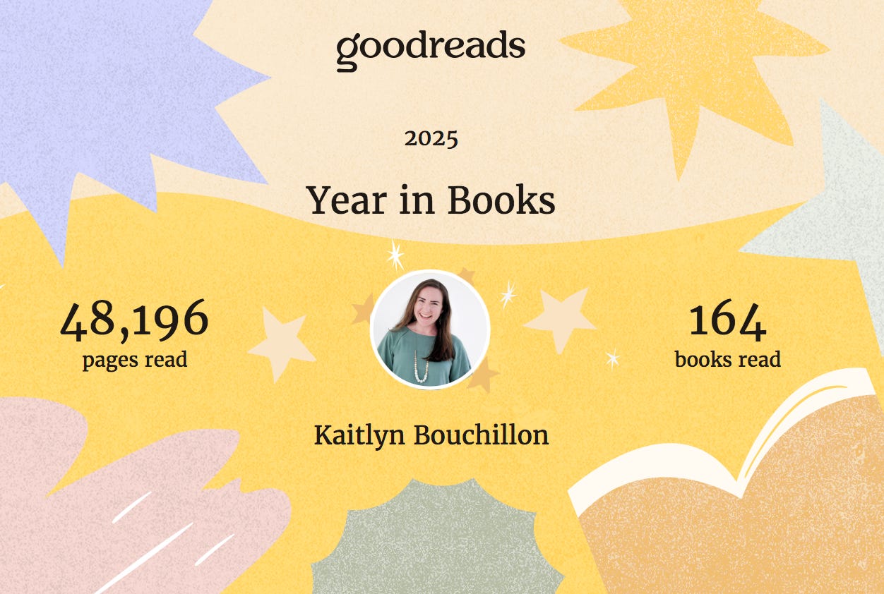 My Favorite Books of the Year: 2025 - by Kaitlyn Bouchillon