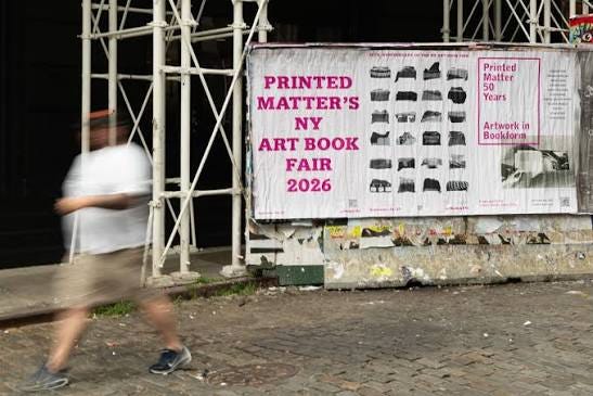 Printed Matter Art Book Fairs | The 2026 NY Art Book Fair opens tomorrow at @momaps1! Alongside programming in The Classroom, The Stage, the Reading Room, and NYPL's... | Instagram Printed Matter Art Book Fairs | The 2026 NY Art Book Fair opens tomorrow at @momaps1! Alongside programming in The Classroom, The Stage, the Reading Room, and NYPL's... | Instagram
