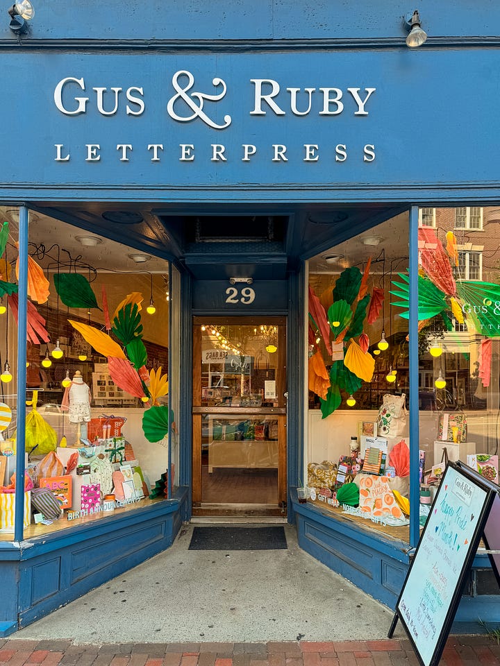 gallery at Nahcotta and the Gus & Ruby Storefront