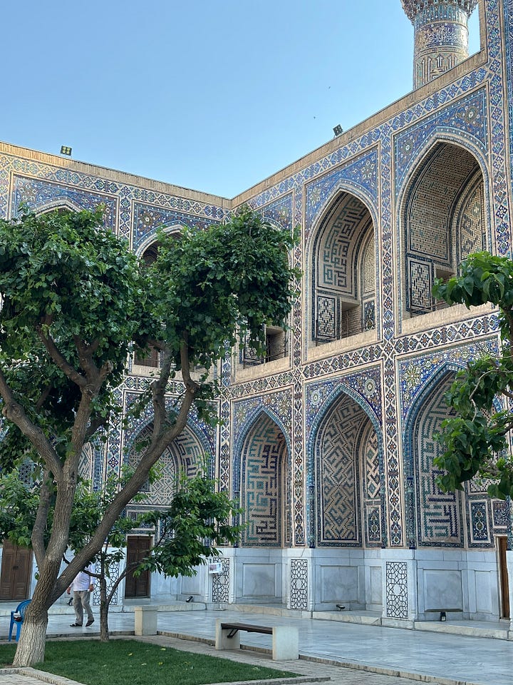 Details from the madrasas on Registan Square