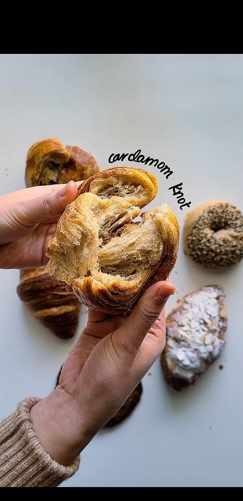 Carl Bakery pastry bundle cross sections