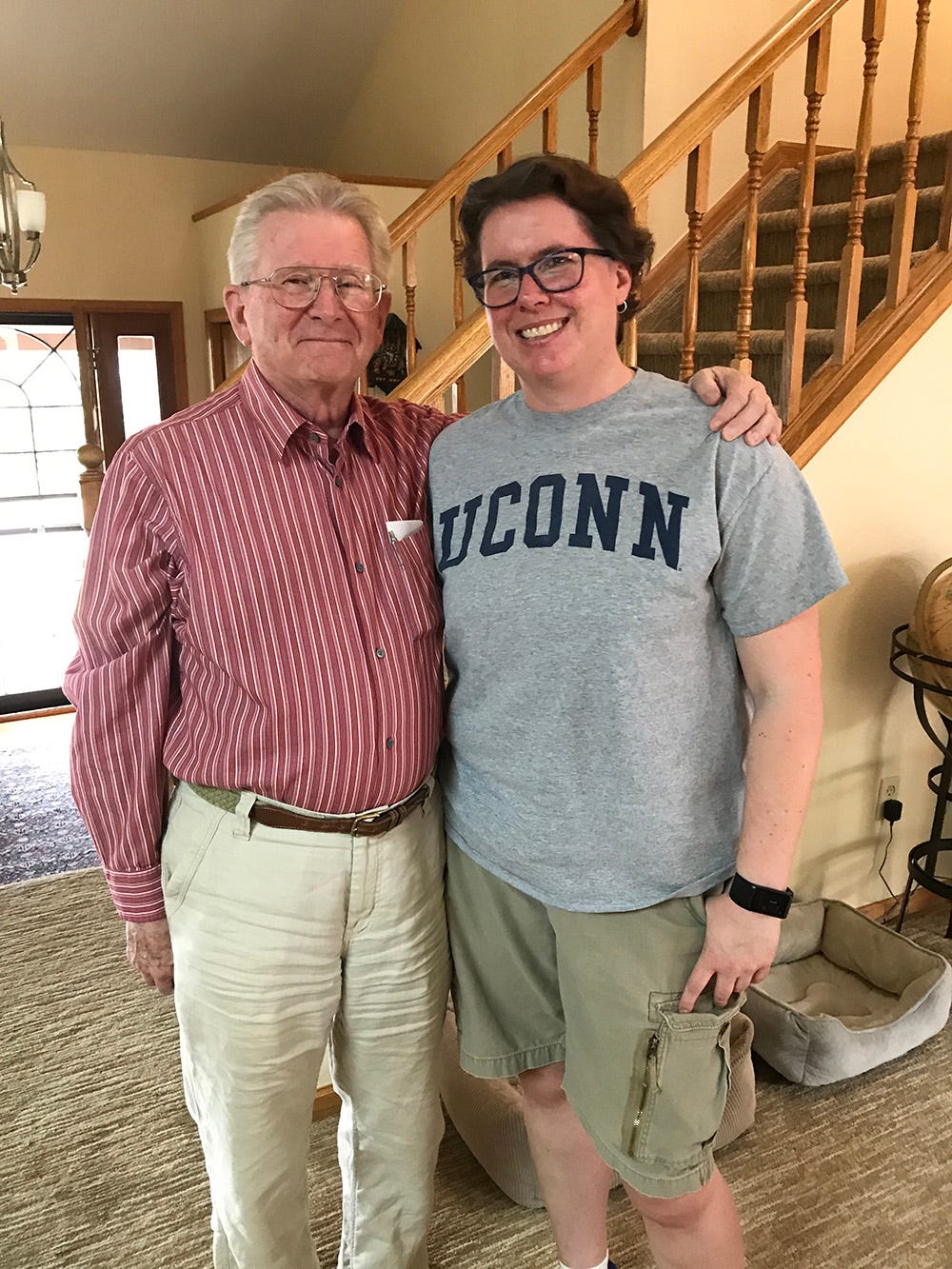 Michael and Chris in June 2017, photo by Nancy Miller