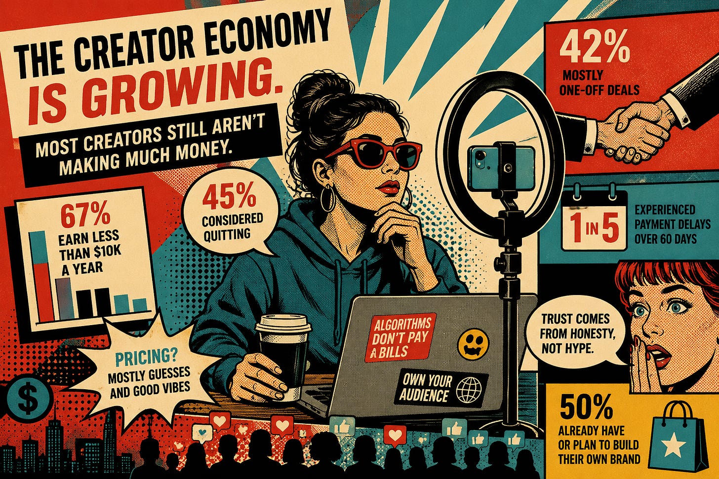 The Creator Economy Is Booming. Most Creators Still Aren’t Making Much Money.