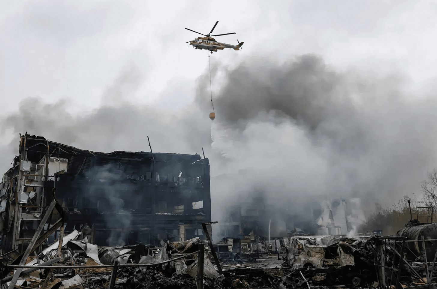 Russian Drone Attack Wipes Out Another Ukrainian Medicine Warehouse