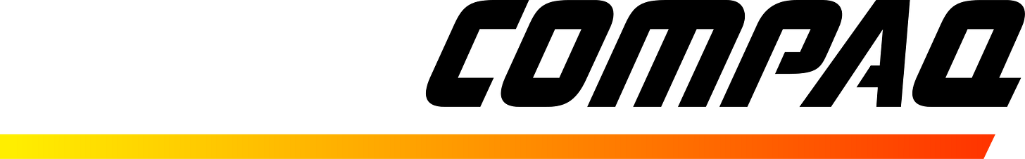 First Compaq logo, used until 1993