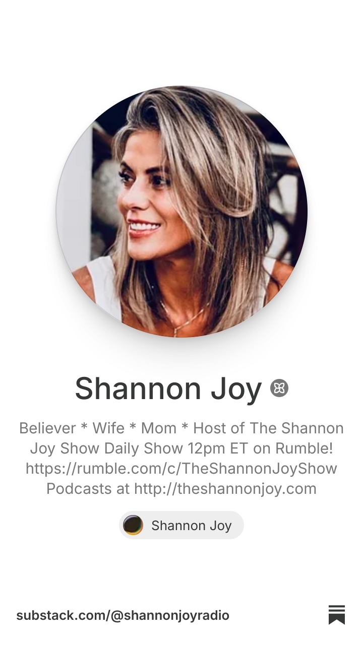 Shannon Joy | Substack