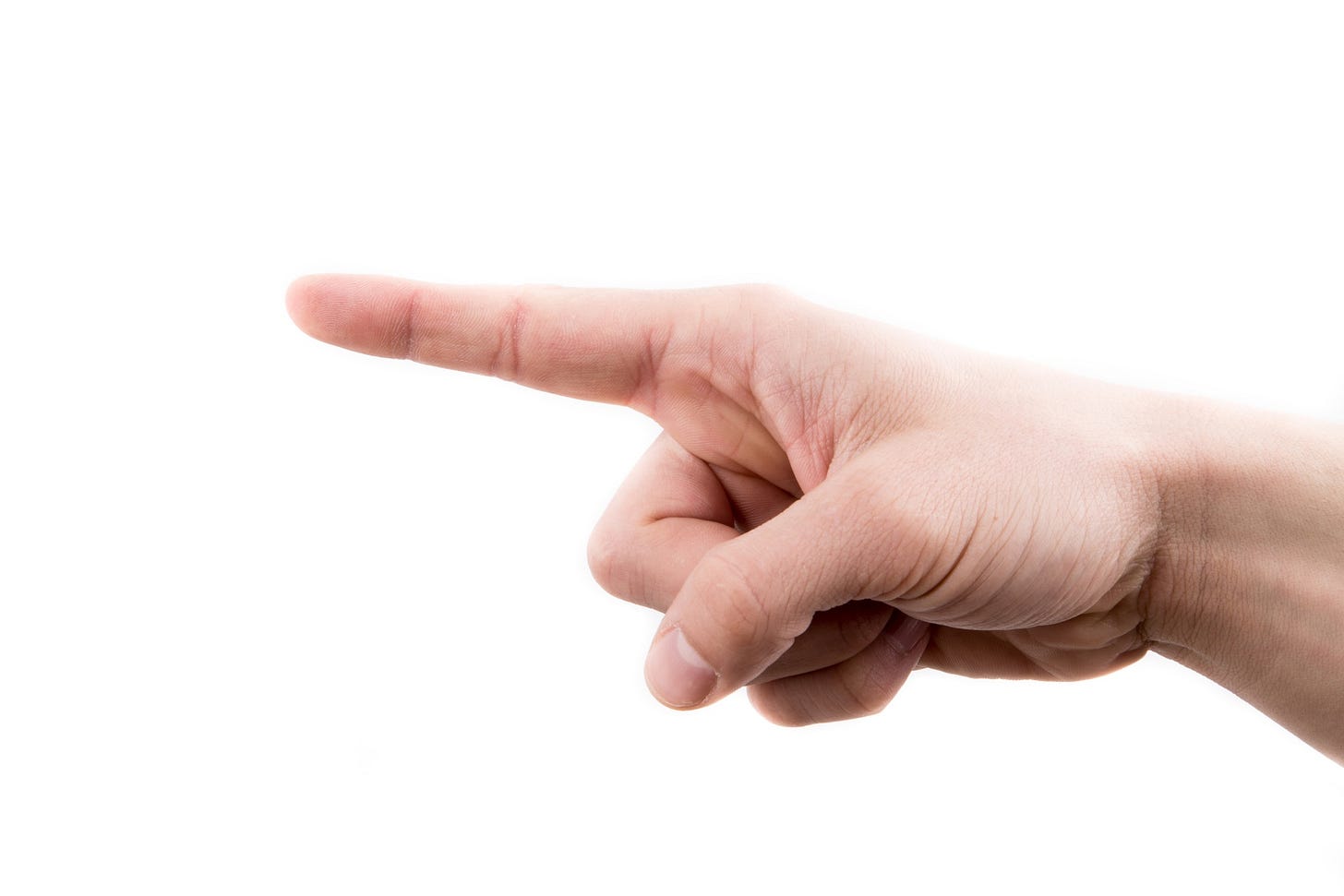 Hand Pointing Out