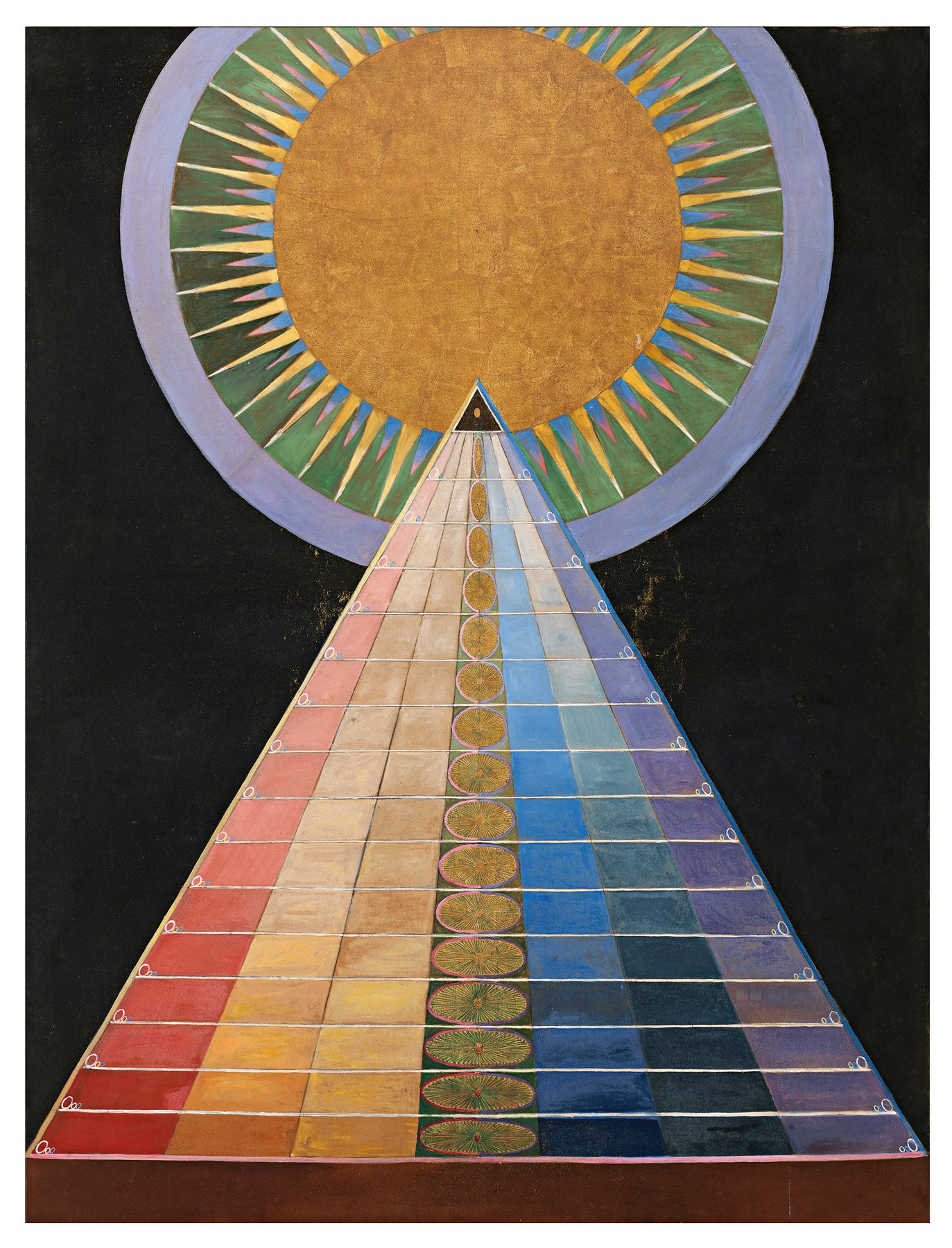 希爾瑪・阿夫・克林特《Altarpiece》No.1,1915|來源:Wikimedia Commons(公有領域) 希爾瑪・阿夫・克林特《Altarpiece》No.1,1915|來源:Wikimedia Commons(公有領域)